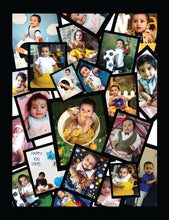 Load image into Gallery viewer, One Year - 12 Months Photo Collage Board - For First Birthday Model - 21 - Made of Wooden MDF board