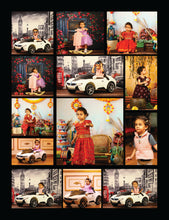 Load image into Gallery viewer, One Year - 12 Months Photo Collage Board - For First Birthday Model - 26 - Made of Wooden MDF board