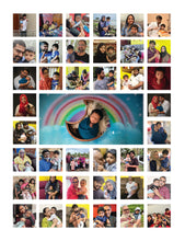 Load image into Gallery viewer, One Year - 12 Months Photo Collage Board - For First Birthday Model - 15 - Made of Wooden MDF board