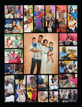 Load image into Gallery viewer, One Year - 12 Months Photo Collage Board - For First Birthday Model - 18 - Made of Wooden MDF board