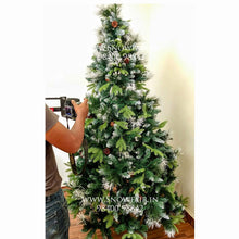 Load image into Gallery viewer, 7 Foot Woodbridge Fir Imported Artificial Christmas Tree - Buy Online in India