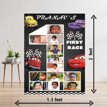 Load image into Gallery viewer, photo collage board,baby collage board ,1 to 12 month baby collage ,collage board in wooden,wall hanging baby photo,theme collage board, customized collage board,free delivery,online combo,combo kit for adults,kids,womens,delivery all over India, budget friendly, elite party decors, surprise party decor,indoor and outdoor party decors
