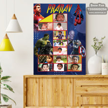Load image into Gallery viewer, photo collage board,baby collage board ,1 to 12 month baby collage ,collage board in wooden,wall hanging baby photo,theme collage board, customized collage board,free delivery,online combo,combo kit for adults,kids,womens,delivery all over India, budget friendly, elite party decors, surprise party decor,indoor and outdoor party decors