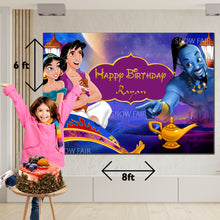 Load image into Gallery viewer, Aladdin Backdrop Banner