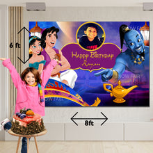 Load image into Gallery viewer, Aladdin Backdrop Banner