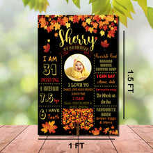 Load image into Gallery viewer, Crafted from sturdy MDF wooden board, this milestone board offers a delightful way to commemorate your special day.