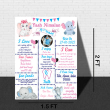 Load image into Gallery viewer, Personalize it with your child's name, age, and milestones to create a cherished keepsake that will be treasured for years to come
