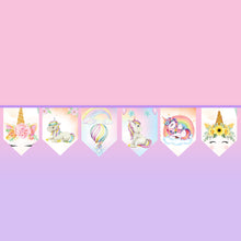 Load image into Gallery viewer, Unicorn combo birthday decor ,theme Unicorn for kits birthday, Unicorn birthday kit, Unicorn home party decor ,Unicorn theme baby name banner customized ,customized Unicorn theme, theme for baby boys and girls birthday party, Unicorn milestone chalkboard and combo kits Express Delivery All Over India . Book Online At The Best Discounted Offer Price, Budget Friendly, Elite Party Decors, Surprise Party Decors, Indoor And Outdoor Party Decor