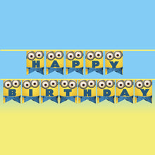 Load image into Gallery viewer, Minion combo birthday decor ,theme Minion for kits birthday, Minion birthday kit, Minion home party decor ,Minion theme baby name banner customized ,customized Minion theme, theme for baby boys and girls birthday party, Minion milestone chalkboard and combo kits Express Delivery All Over India . Book Online At The Best Discounted Offer Price, Budget Friendly, Elite Party Decors, Surprise Party Decors, Indoor And Outdoor Party Decor