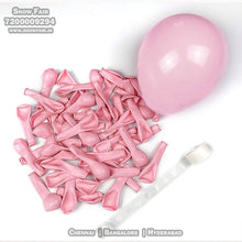 Load image into Gallery viewer, Snow Fair-Light Pink Color Metallic Balloons-(Pack of 50)for Baby shower Party decorations