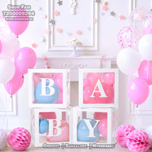 Load image into Gallery viewer, Transparent Balloon BABY BOX for Baby Shower Decorations and Kids Birthday party, Express Delivery All Over India . Book Online At The Best Discounted Offer Price, Budget Friendly, Elite Party Decors, Surprise Party Decors, Indoor And Outdoor Party Decor