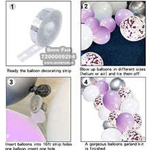 Load image into Gallery viewer, Snow fair balloon arch tape,balloon arch,balloon arch strip,balloon arch decoration tape,balloon decoration arch online,balloon arch tape for decoration,eash balloon arch tape,Express delivery all over india . Book online at the best discounted offer price,budget friendly, elite party decors, surprise party decors, indoor and outdoor party decor