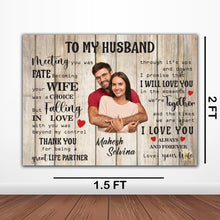 Load image into Gallery viewer, Snow Fair Wedding Anniversary Customized Chalkboard / Milestone board gift for Husband Wife