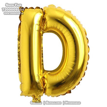 Load image into Gallery viewer, Snow Fair - 16 Inches Gold Color Alphabet Foil Balloons For Birthday Party Decoration