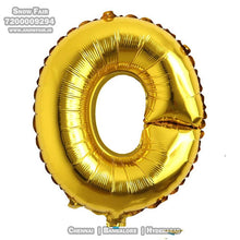 Load image into Gallery viewer, Snow Fair - 16 Inches Gold Color Alphabet Foil Balloons For Birthday Party Decoration