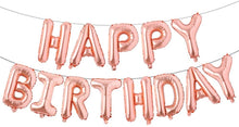 Load image into Gallery viewer, Premium Happy Birthday Rose Gold Foil Balloon for Birthday party and all occasions, Express delivery all over india ,Book online at the best discounted offer price, Happy Birthday Rose Gold Foil Balloons for birthday decoration ,Happy Birthday Rose Gold Foil Balloon decoration , Happy Birthday Rose Gold Foil Balloon,, budget friendly, elite party decors, surprise party decors, indoor and outdoor party decor Happy Birthday Rose Gold Foil Balloon