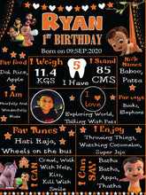 Load image into Gallery viewer, Mighty Little Bheem Chalkboard for Kids' Birthday Party - Buy Online in India