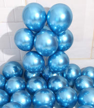 Load image into Gallery viewer, Premium Blue Chrome Balloons Balloons For Birthday Party And All Occasions. Express Delivery All Over India . Book Online At The Best Discounted Offer Price. BlueChrome Balloons Balloon Decoration For Birthday , BlueChrome Balloons Balloon Decoration , BlueChrome Balloons Balloons , BlueChrome Balloons Balloon Decoration, Budget Friendly, Elite Party Decors, Surprise Party Decors, Indoor And Outdoor Party Decor