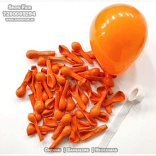 Load image into Gallery viewer, Snow Fair-Orange Colour Metallic Balloons-(Pack of 50)for Birthday, Anniversary, Baby shower and Bachelorette Party decorations