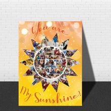 Load image into Gallery viewer, Snow Fair - Sunshine Theme Collage Board - For First Birthday - Made of Wooden MDF board