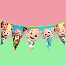 Load image into Gallery viewer, Cocomelon combo birthday decor ,theme Cocomelon for kits birthday, Cocomelon birthday kit, Cocomelon home party decor ,Cocomelon theme baby name banner customized ,customized Cocomelon theme, theme for baby boys and girls birthday party, Cocomelon milestone chalkboard and combo kits Express Delivery All Over India . Book Online At The Best Discounted Offer Price, Budget Friendly, Elite Party Decors, Surprise Party Decors, Indoor And Outdoor Party Decor