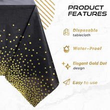 Load image into Gallery viewer, Snow Fair Premium Black and Gold Party Supplies Birthday Party Decorations Blue Disposable Tableware Set - Paper Cups Plates Straws Table Cloth Birthday Party Decor for kids and adults, Express Delivery All Over India . Book Online at the Best Discounted Offer Price, Budget Friendly, Elite Party Decors, Surprise Party Decors, Indoor and Outdoor Party Decor