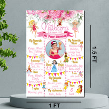 Load image into Gallery viewer, Fairy Theme1st birthday Chalkboard for kids, first birthday milestone board for baby, baby board, chalkboards for baby,kids chalk board,chalkboards for girl baby chalkboard for boy baby, milestone board for boy baby, milestone board for girl baby . 1st birthday Theme birthday chalk board, first Birthday milestone board for birthday, Express Delivery All Over India . Book Online At The Best Discounted Offer Price, Budget Friendly, Elite Party Decors, Surprise Party Decors, Indoor And Outdoor Party Decor