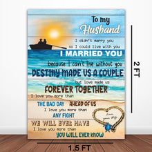 Load image into Gallery viewer, Snow Fair - Sea Theme Wedding Anniversary Customized Chalkboard / Milestone board gift for Husband Wife