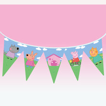 Load image into Gallery viewer, Peppa Pig combo birthday decor ,theme Peppa Pig for kits birthday, Peppa Pig birthday kit, Peppa Pig home party decor ,Peppa Pig theme baby name banner customized ,customized Peppa Pig theme, theme for baby boys and girls birthday party, Peppa Pig milestone chalkboard and combo kits Express Delivery All Over India . Book Online At The Best Discounted Offer Price, Budget Friendly, Elite Party Decors, Surprise Party Decors, Indoor And Outdoor Party Decor