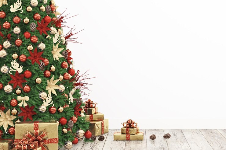 Decorate Your Christmas Tree Combine large and small ornaments