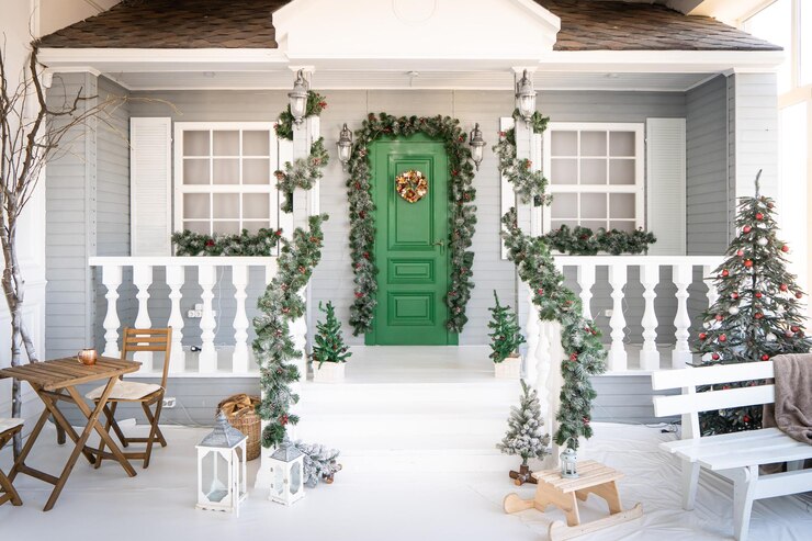How to Decorate a Front Porch for Summer Christmas