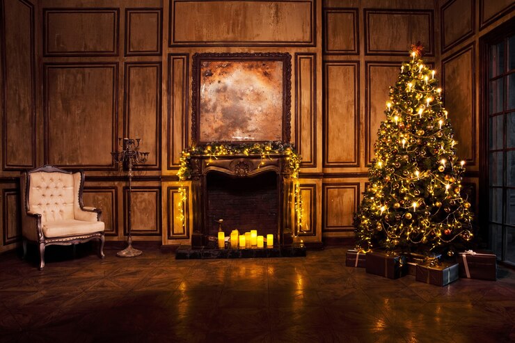 How Do I Decorate Christmas Tree By the Fireplace