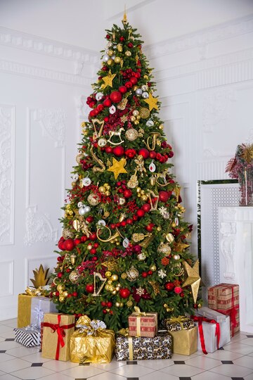 How To Decorate Your Christmas Tree with ribbons