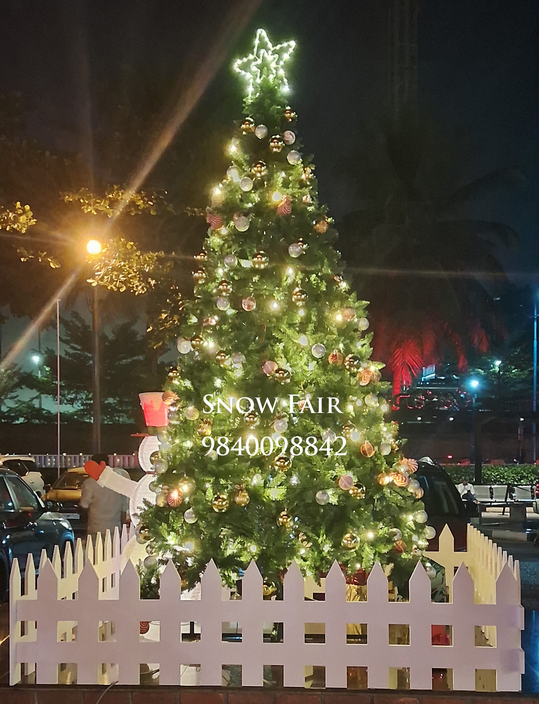 20 Feet Premium Artificial Christmas Tree - Luxury Giant Tree for Malls, Events and Hotels