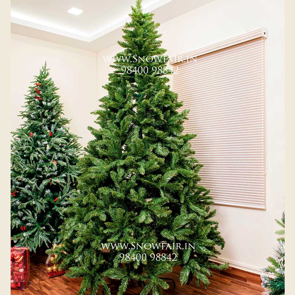 Buy 8ft Evergreen Traditional Spruce Artificial Christmas Trees Online in India