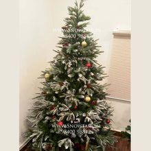 Load image into Gallery viewer, Buy 7ft Snow Kissed Alpine Spruce Artificial Christmas Tree with Decorations Online in India
