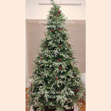 Load image into Gallery viewer, Buy 7ft Snow Kissed Alpine Spruce Artificial Christmas Tree Online in India
