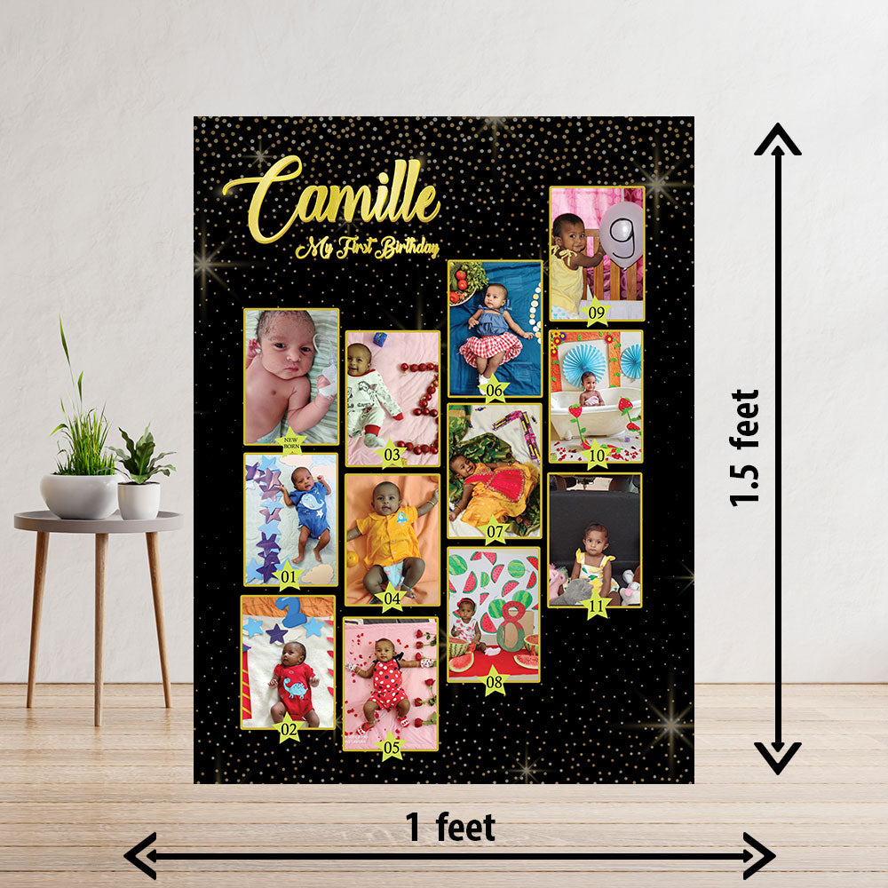 photo collage board,baby collage board ,1 to 12 month baby collage ,collage board in wooden,wall hanging baby photo,theme collage board, customized collage board,free delivery,online combo,combo kit for adults,kids,womens,delivery all over India, budget friendly, elite party decors, surprise party decor,indoor and outdoor party decors