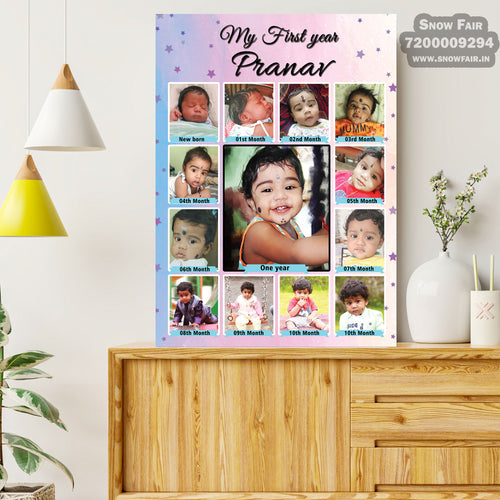 photo collage board,baby collage board ,1 to 12 month baby collage ,collage board in wooden,wall hanging baby photo,theme collage board, customized collage board,free delivery,online combo,combo kit for adults,kids,womens,delivery all over India, budget friendly, elite party decors, surprise party decor,indoor and outdoor party decors