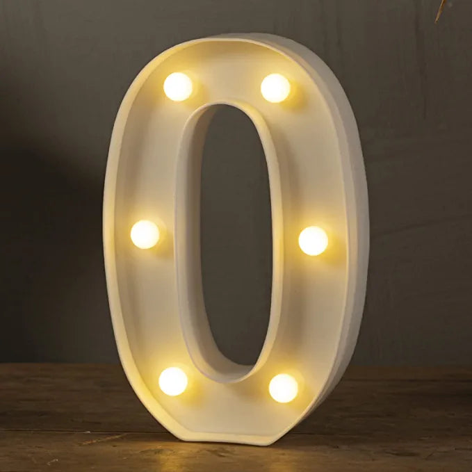 Marquee LED Lights Number - 0