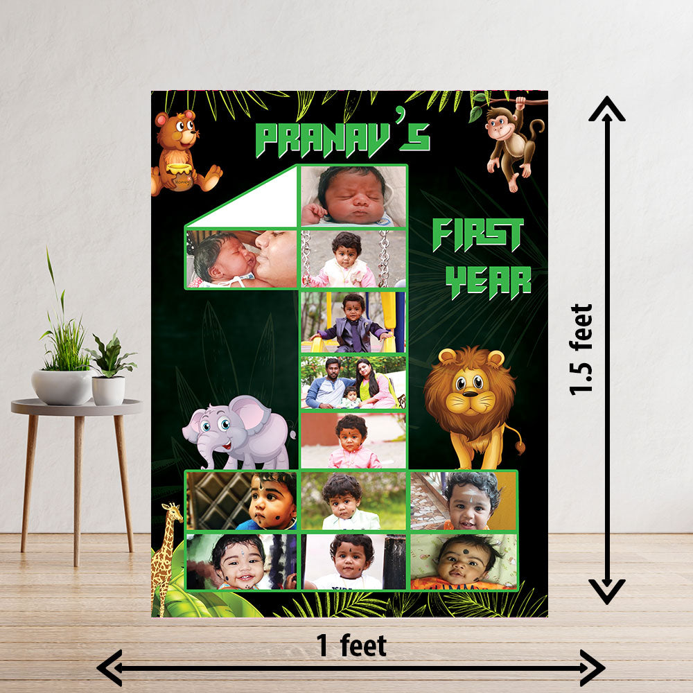 photo collage board,baby collage board ,1 to 12 month baby collage ,collage board in wooden,wall hangind baby photo,theme collage board, customized collage board,free delivery,online combo,combo kit for adults,kids,womens,delivery all over india,budget friendly,elite party decors,surprise party decor,indoor and outdoor party decors