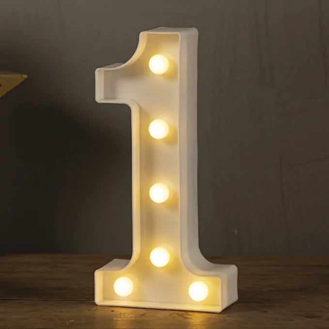 Marquee LED Lights Number - 1