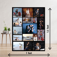 Load image into Gallery viewer, photo collage board,baby collage board ,1 to 12 month baby collage ,collage board in wooden,wall hanging baby photo,theme collage board, customized collage board,free delivery,online combo,combo kit for adults,kids,womens,delivery all over India, budget friendly, elite party decors, surprise party decor,indoor and outdoor party decors
