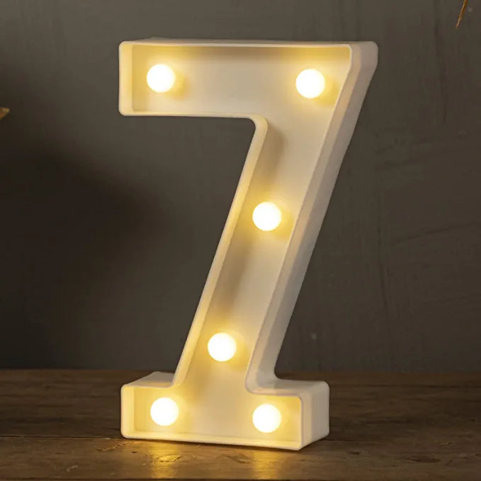 Marquee LED Lights Number - 7