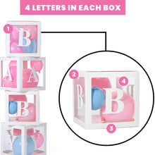 Load image into Gallery viewer, Transparent Balloon BABY BOX for Baby Shower Decorations and Kids Birthday party, Express Delivery All Over India . Book Online At The Best Discounted Offer Price, Budget Friendly, Elite Party Decors, Surprise Party Decors, Indoor And Outdoor Party Decor
