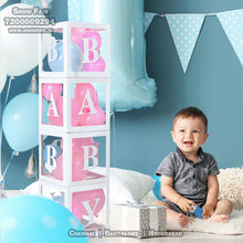 Load image into Gallery viewer, Transparent Balloon BABY BOX for Baby Shower Decorations and Kids Birthday party, Express Delivery All Over India . Book Online At The Best Discounted Offer Price, Budget Friendly, Elite Party Decors, Surprise Party Decors, Indoor And Outdoor Party Decor
