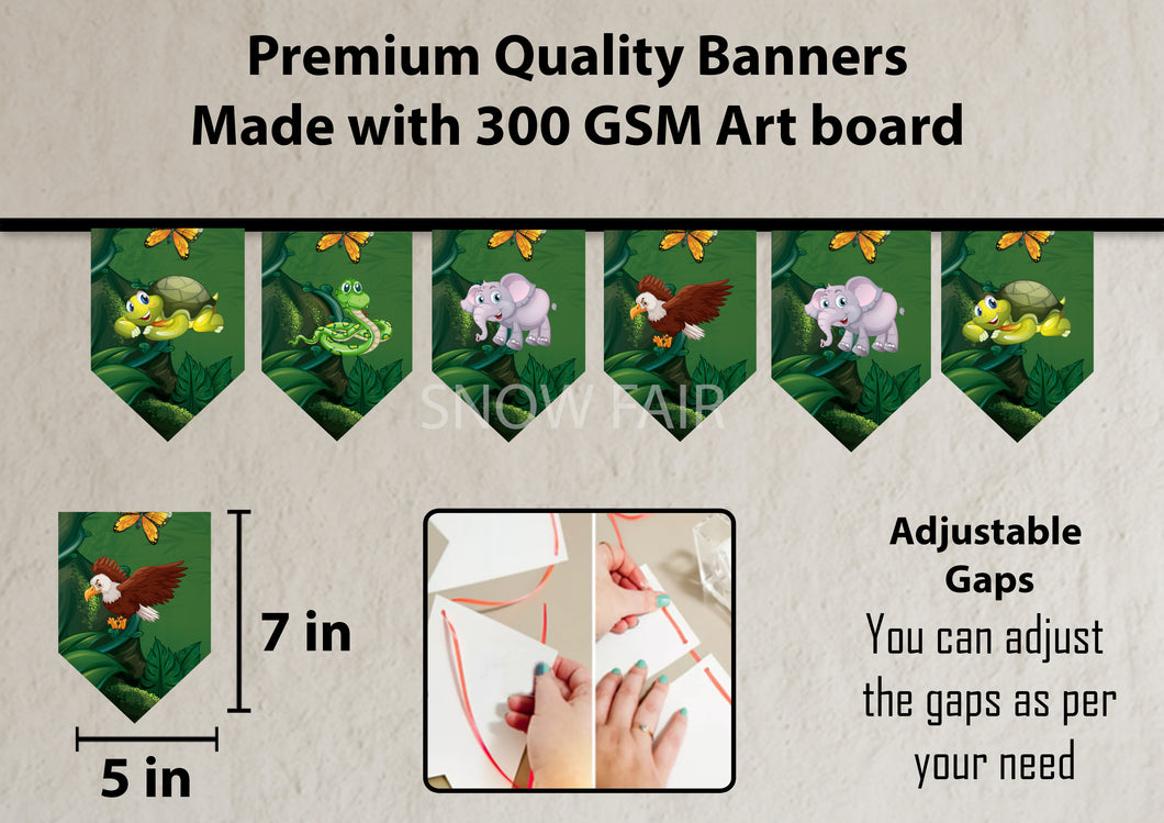 Jungle Bunting Banner