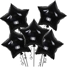 Load image into Gallery viewer, Premium Star foil Balloons balck for Birthday party and all occasions, Express delivery all over india ,Book online at the best discounted offer price, Black Star foil Balloons for birthday decoration ,Black Star foil Balloons decoration , Black Star foil Balloons ,, budget friendly, elite party decors, surprise party decors, indoor and outdoor party decors Edit alt text
