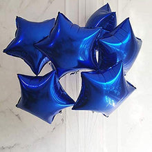 Load image into Gallery viewer, Premium Star foil Balloons Blue for Birthday party and all occasions, Express delivery all over india ,Book online at the best discounted offer price, Blue Star foil Balloons for birthday decoration ,Blue Star foil Balloons decoration ,Blue Star foil Balloons ,, budget friendly, elite party decors, surprise party decors, indoor and outdoor party decors Edit alt text
