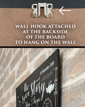 Load image into Gallery viewer, Snow Fair - Wedding Anniversary Customized Chalkboard / Milestone board gift for Husband Wife
